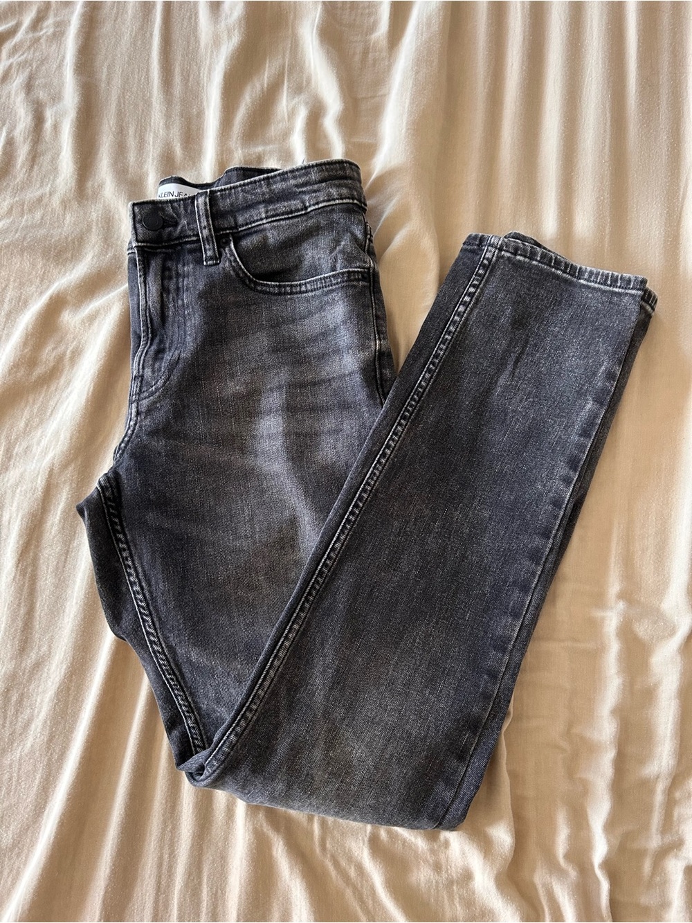 Calvin Klein Men's Slim Fit Dark Gray Jeans